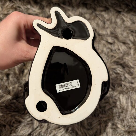 Bath & Body Works Halloween Black Cat Green Eyes Single Wick Candle Holder NEW - Picture 6 of 6